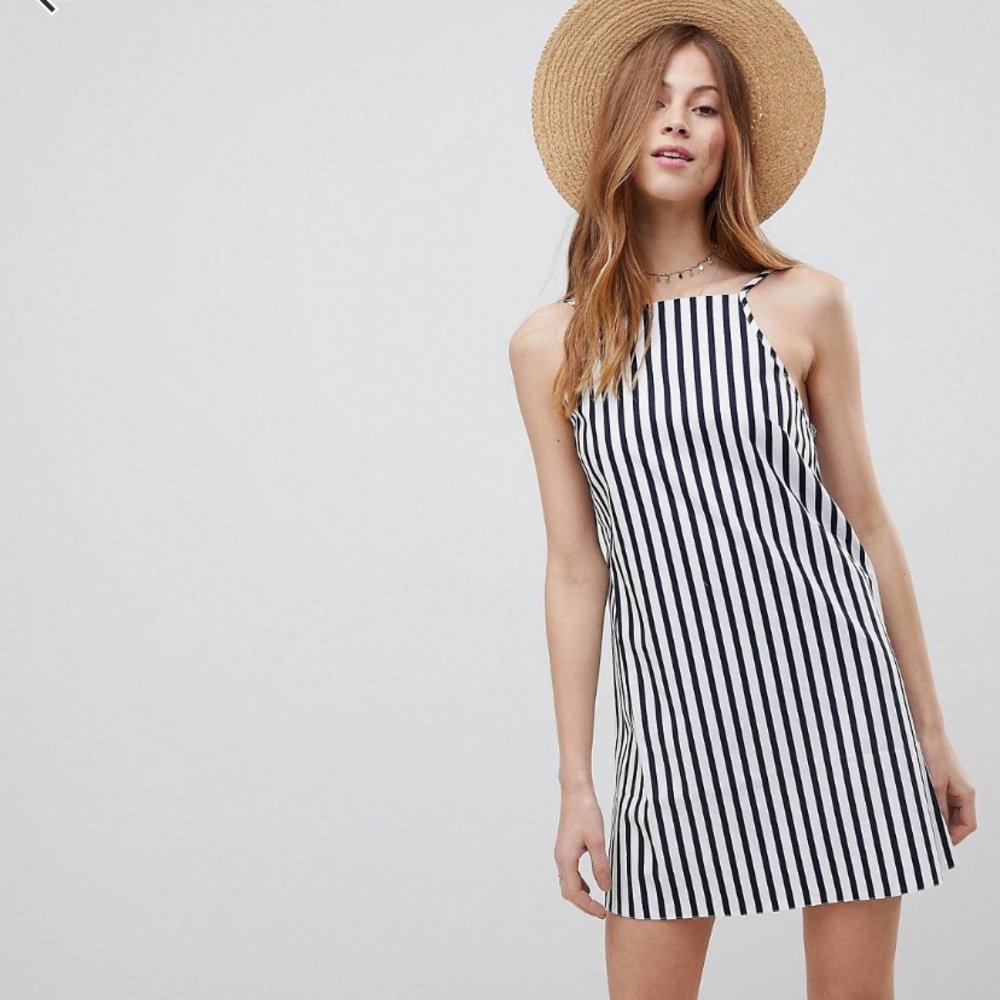 Pinstripe Dress